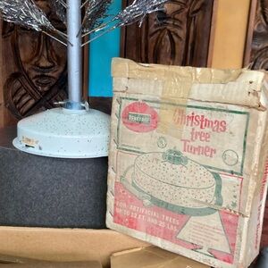 1960s vintage PentRay Christmas tree musical turning base electric notarized